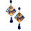 Thumbnail: Amalfi Pottery Design Square Drop Earrings