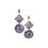 Thumbnail: Sicilian Pottery Design Earrings 