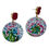 Thumbnail: Lilly Inspired Round Drop Earrings 