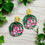 Thumbnail: Lilly Inspired Round Drop Earrings 