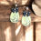 Thumbnail: Shabby Chic Western Boot Earrings 
