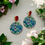 Thumbnail: Lilly Inspired Round Drop  Earrings
