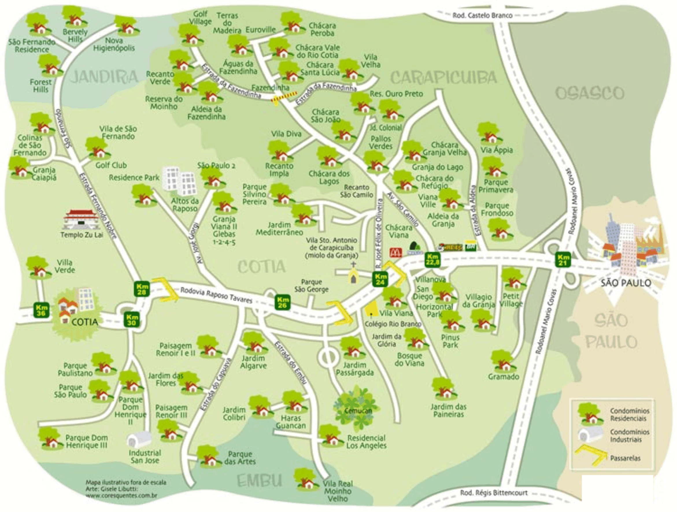 Ar condicionado mapa da granja viana