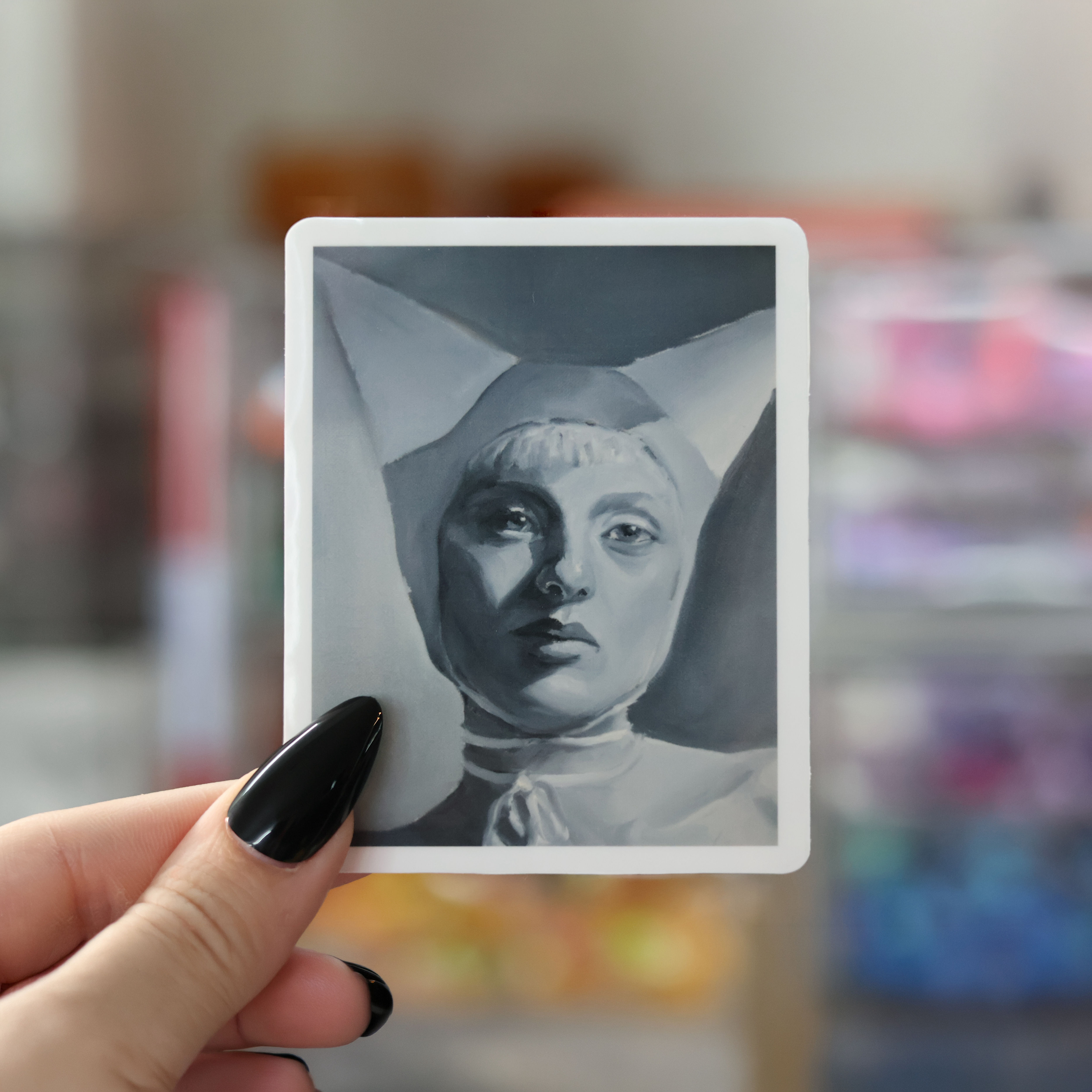 Hat Girl Sticker