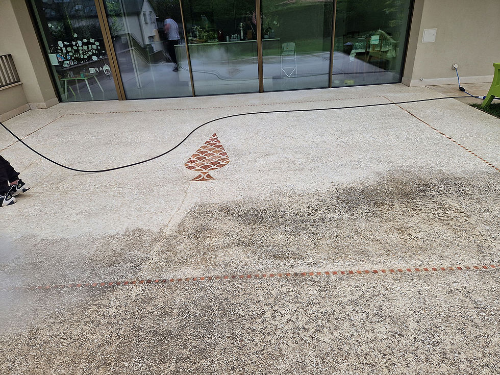 Nettoyage extérieur. Nettoyage professionnel de pierres. Nous redonnons éclat et propreté à vos surfaces en pierres.