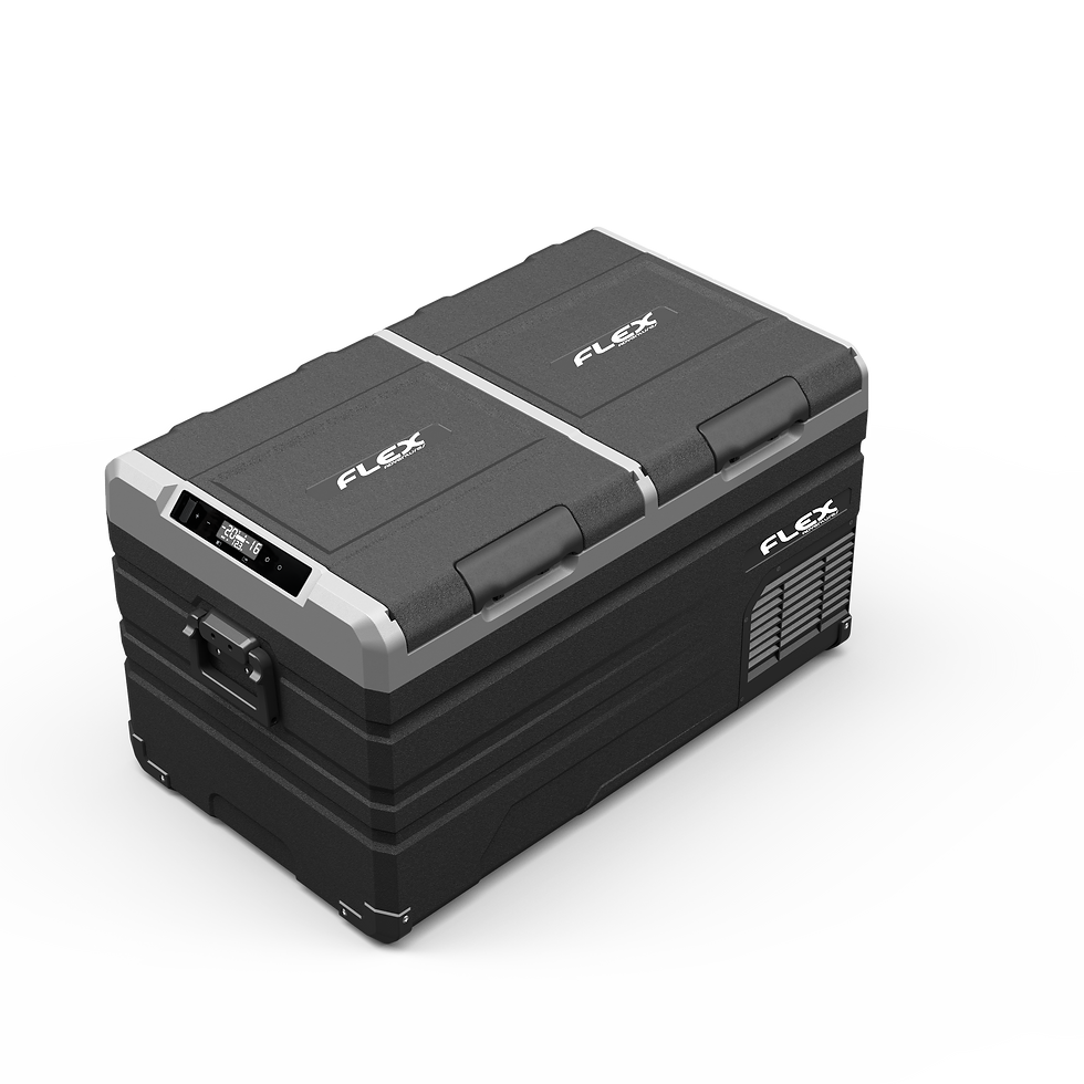 Thumbnail: Flex TW95 Double Door Camping Fridge-Freezer