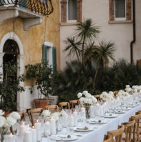 Table Setting bei italienischer Location