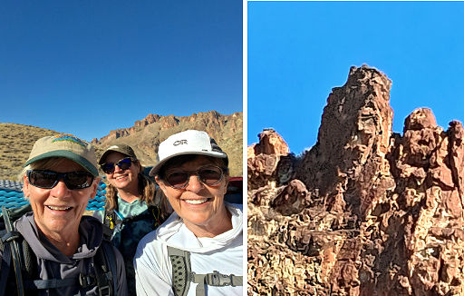The rock formation on the right looked like a Viking to me. MJ disagreed and preferred Caesar. (MJ’s Note: Vicki! Caesar? I said it looked like Jesus! lol)
