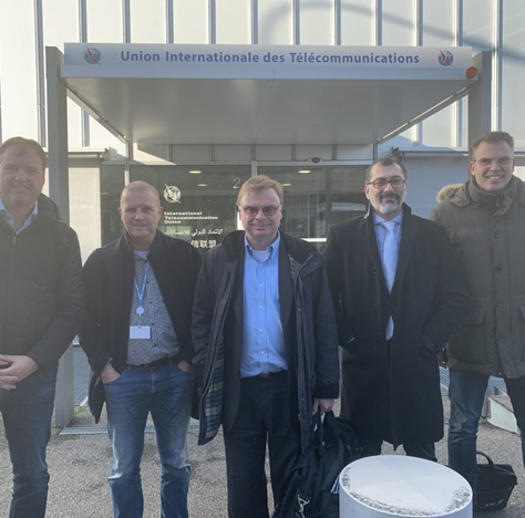 Athalos receives a very warm welcome by the ITU in the picturesque Wintery backdrop of Geneva