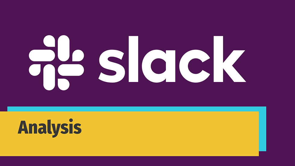 Slack Analysis
