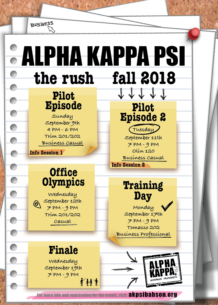 AKPsi Rush F'18