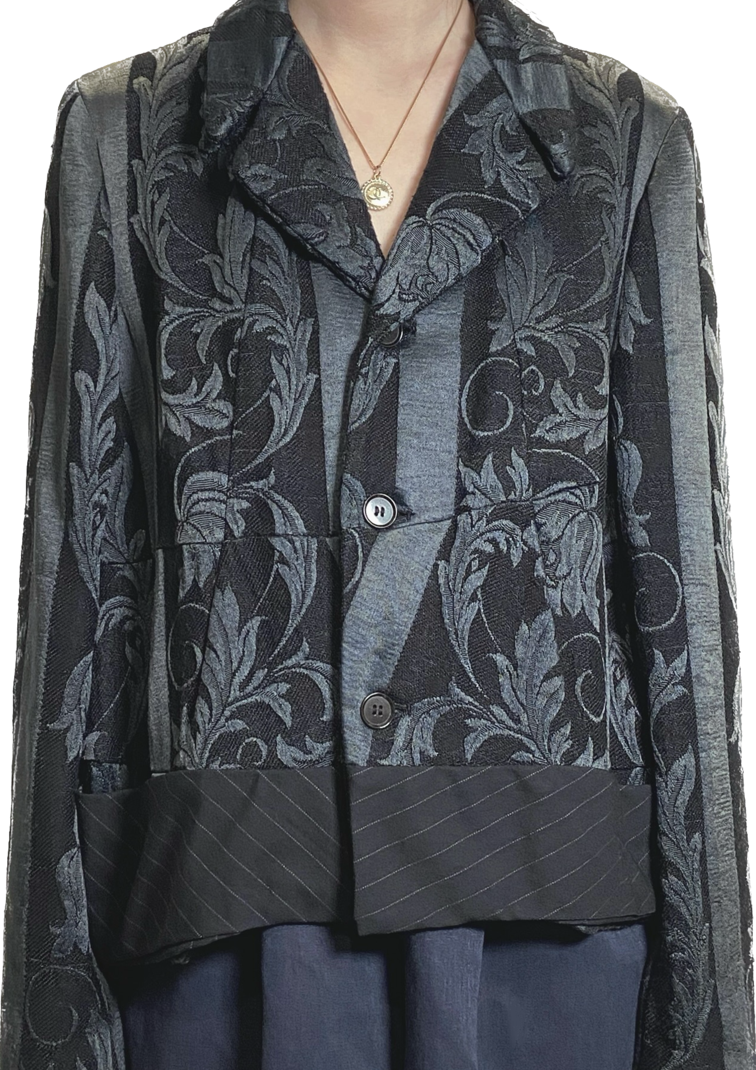 Comme des Garcons - Structured Floral Blazer