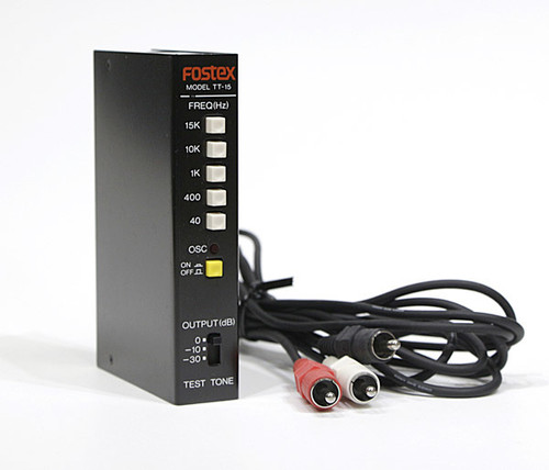 配信機器・PA機器・レコーディング機器 FOSTEX TT-15 TEST TONE OSC. Fostex TT-15 | Audio Recycled