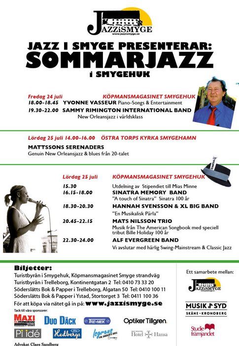 Sydkusten Skåne Mossbystrand Jazz festival