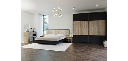 חדר שינה קומפלט מיאמי