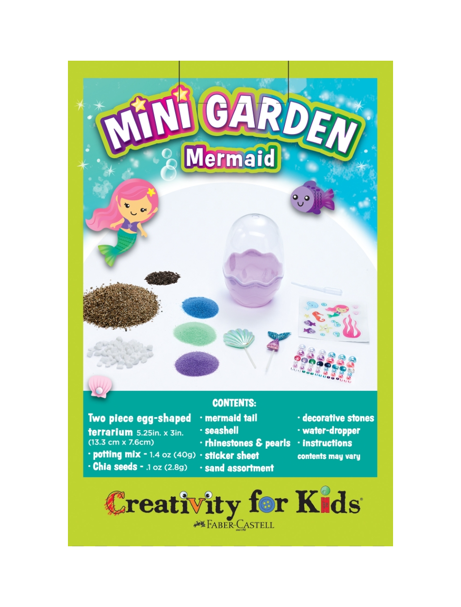 Miniatura: Mini Garden Mermaid Creativity for Kids. Mini Jardín de Sirenita empaque posterior
