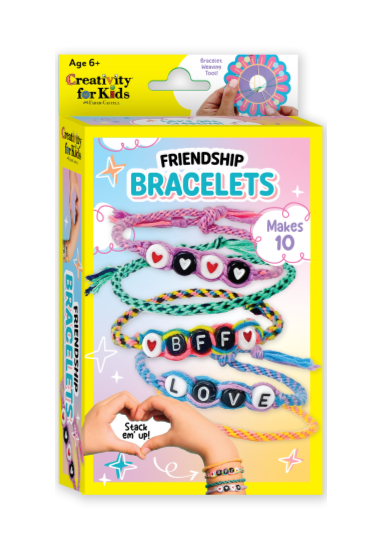 Friendship Bracelets Mini Kit Creativity for Kids. Pulseras de la Amistad empaque frente