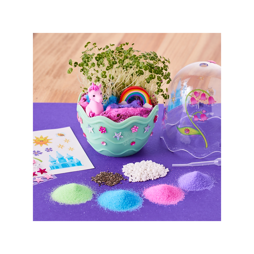 Miniatura: Mini Garden Unicorn de Creativity for Kids. Mini Jardín Unicornio ejemplo 2
