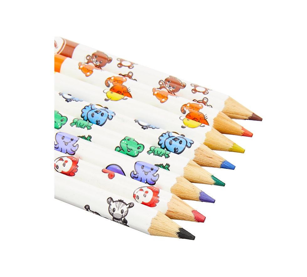 My First Easy Grip Colored Pencils Crayola. Lápices de Colores Triangulares, 8 unidades contenido