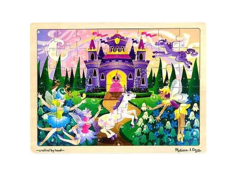 Fairy Fantasy Wooden Jigsaw Puzzle 48 Pieces Melissa & Doug. Rompecabezas de Madera de 48 Piezas Hadas imagen 1