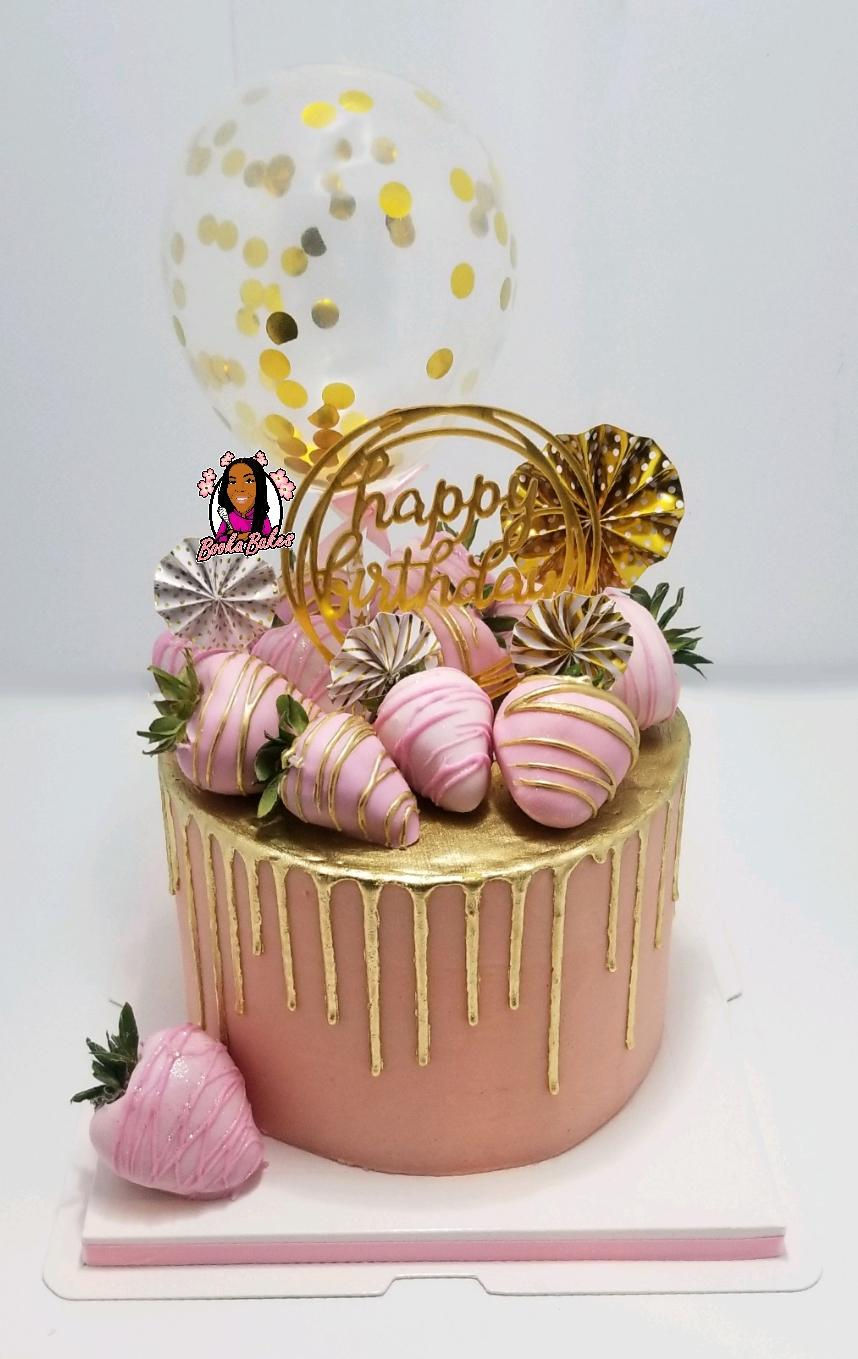 Strawberry Gold cake