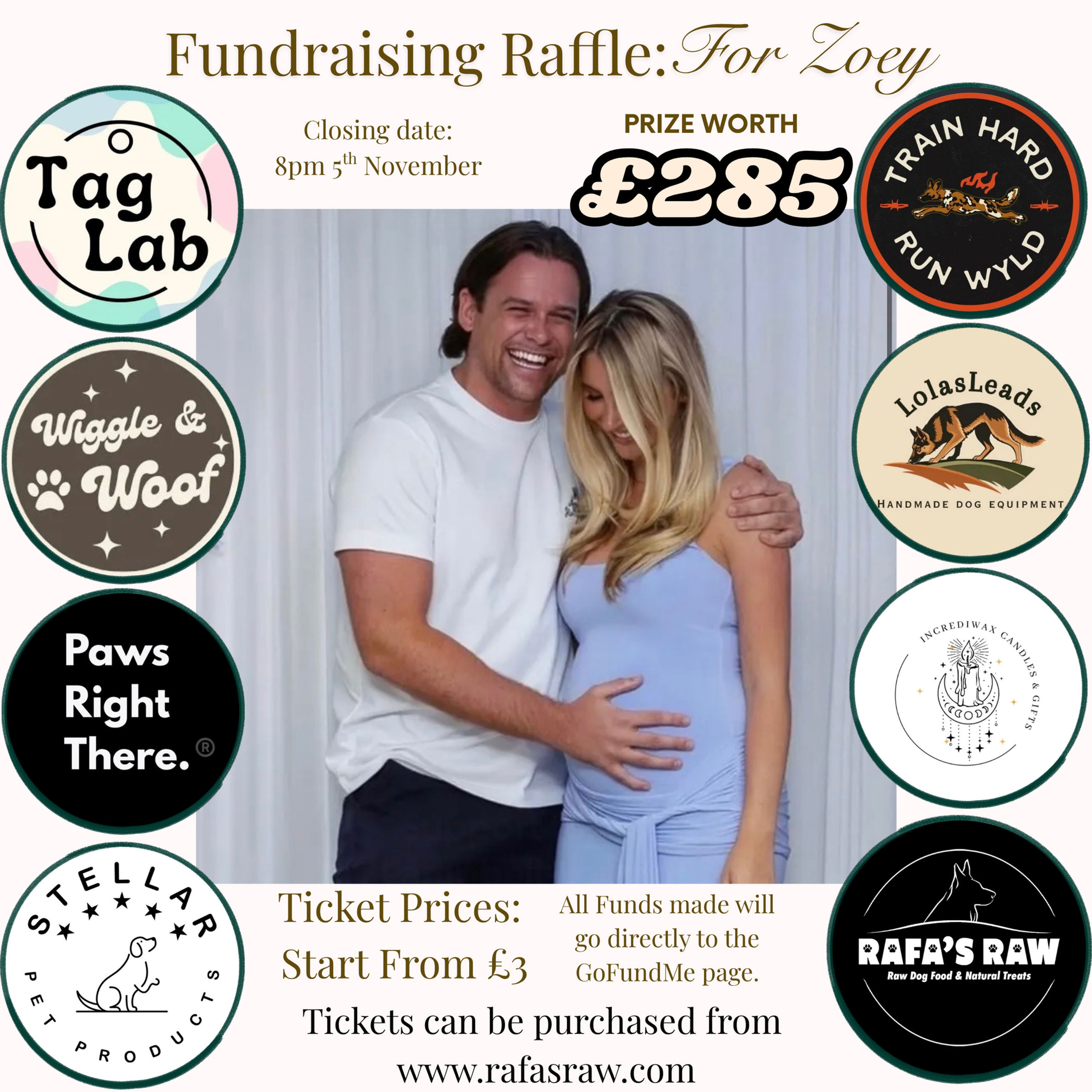 Fundraising Raffle - Prize worth up to £285