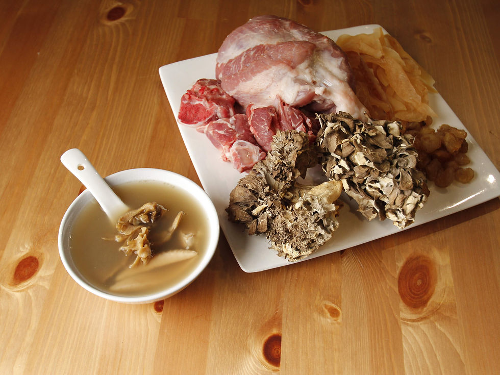 縮圖：舞茸菇螺片豬展湯（400克起）