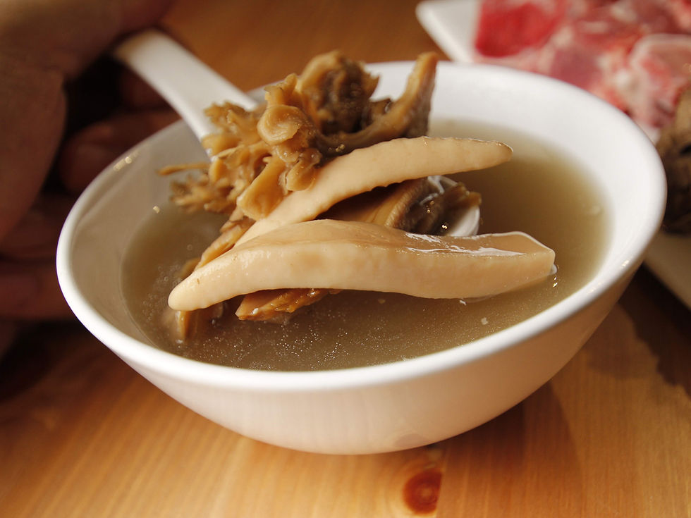 縮圖：舞茸菇螺片豬展湯（400克起）