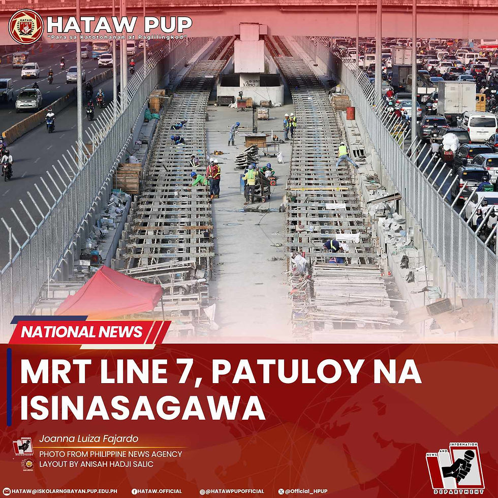 BALITA: MRT Line 7, patuloy na isinasagawa