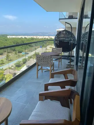 vista desde balcón Altamar Residencial