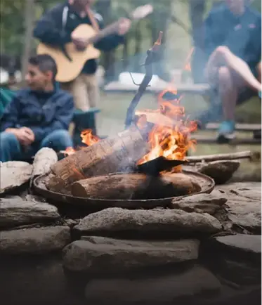 Área de camping y fogatas en SIMATÉ Querétaro