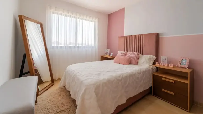 Tercera recámara del Modelo Maple en Los Robles II Juriquilla.