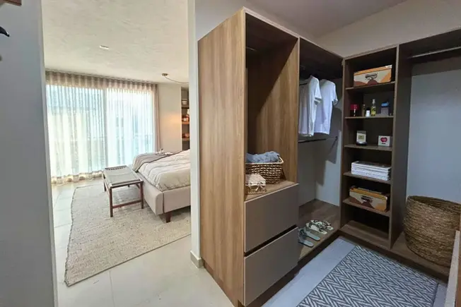 Recamara principal con closet Castello Querétaro