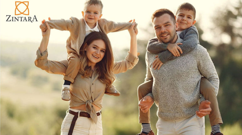 Familia disfrutando espacios de Zintara Querétaro