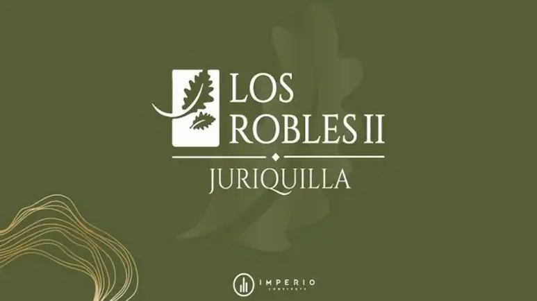 Logotipo oficial del desarrollo residencial Los Robles II Juriquilla.