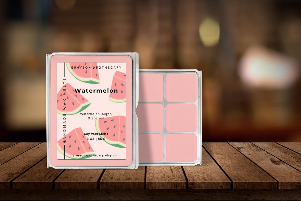 Watermelon - Soy Wax - Wax Cubes - Handmade