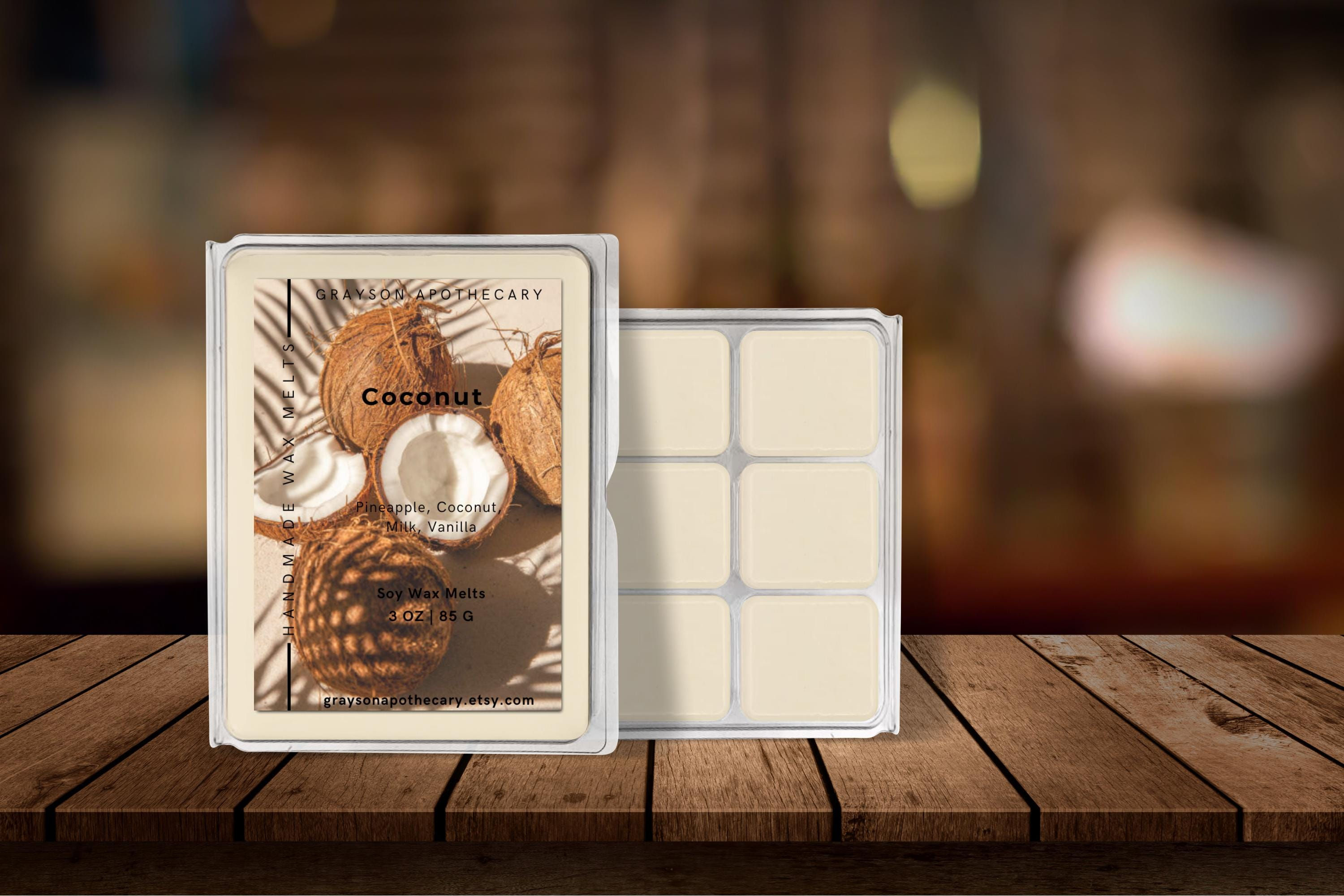 Coconut - Soy Wax - Wax Cubes - Handmade