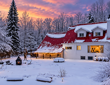 Cozy Snowy House at Dusk.png