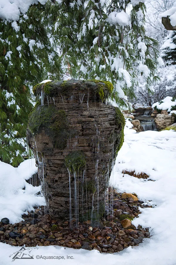 Natural Fountain, Fountian Installion, Bubbling Fountain, Stream, water garden, water feature, pondless, waterfall landscaper, rainwater harvesting