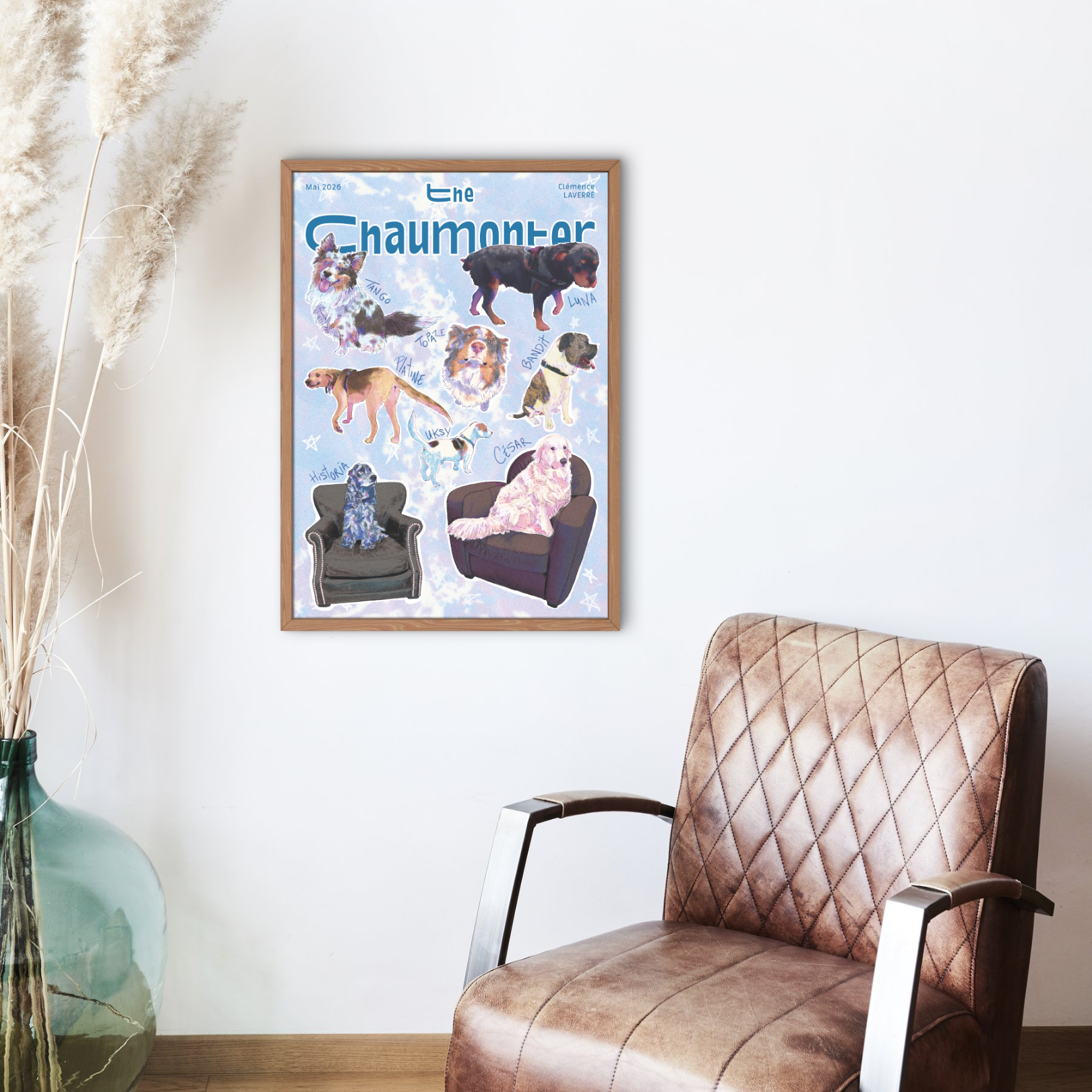 Affiche the chaumonter 2026 concours graphique étudiant 50x70cm