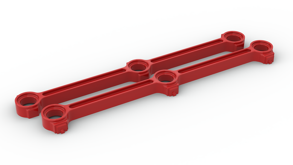 Thumbnail: 2x coupling rods for steam locomotives, special length
