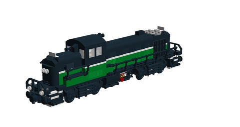 Thumbnail: ALCO RS 3 Burlington Northern