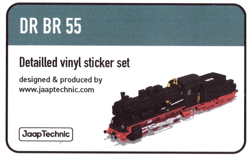 Sticker Set DR BR 55 Pieter Post Bricks-on-Rails