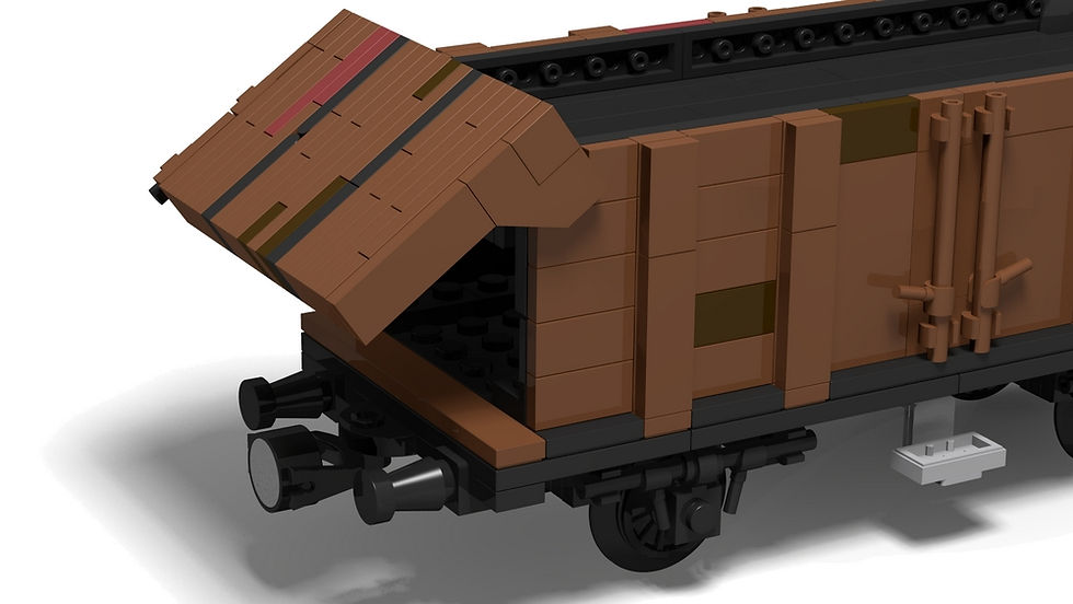 Thumbnail: PDF instructions coal wagon with brakeman's cab