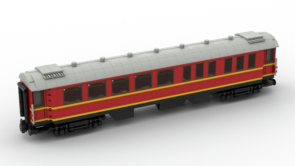 PDF instructions express train dining car Mitropa Group 29 red