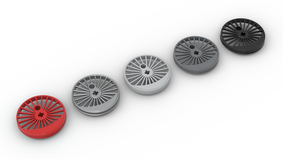 Thumbnail: 2x spoked wheel without flange, size XXL