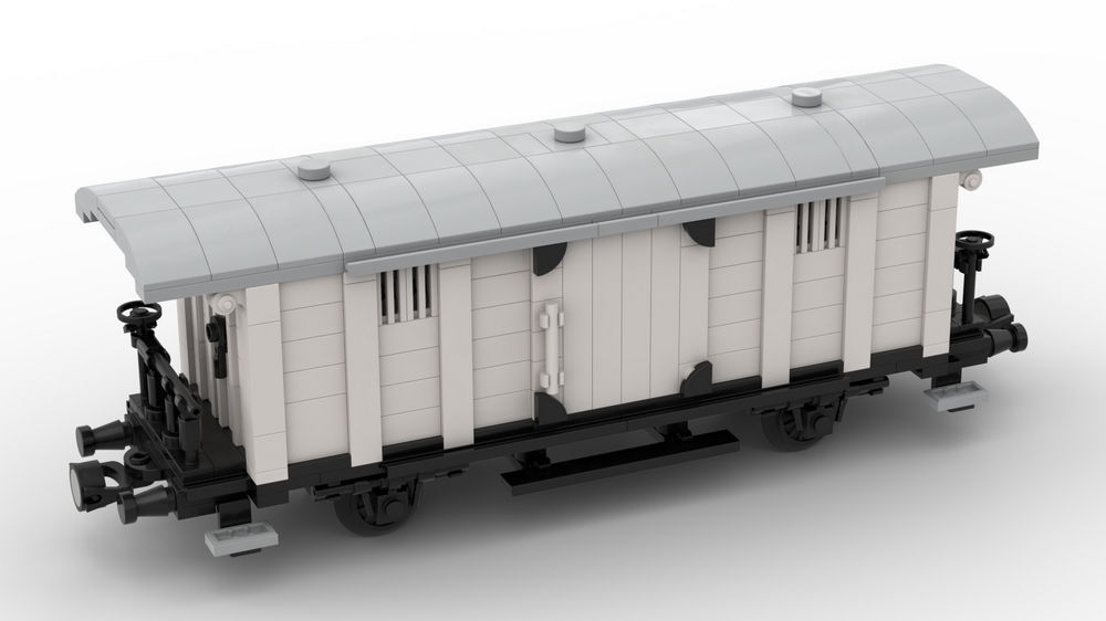 PDF-Anleitung Geschlossener Güterwagen Epoche I weiß