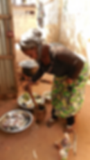 Ana Mbaye cooking