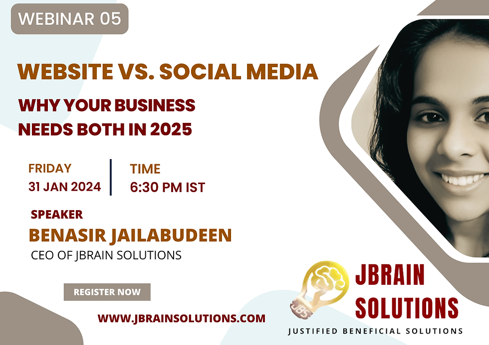 🚀 Website vs. Social Media: Why Your Business Needs Both in 2025