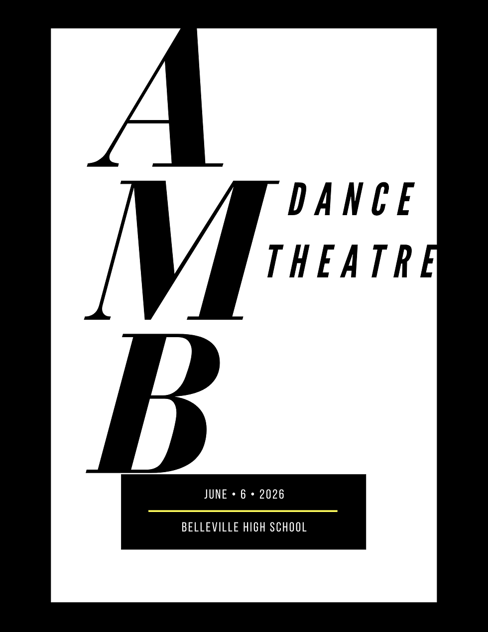 Pre Order AMB Dance Theatre Program Book